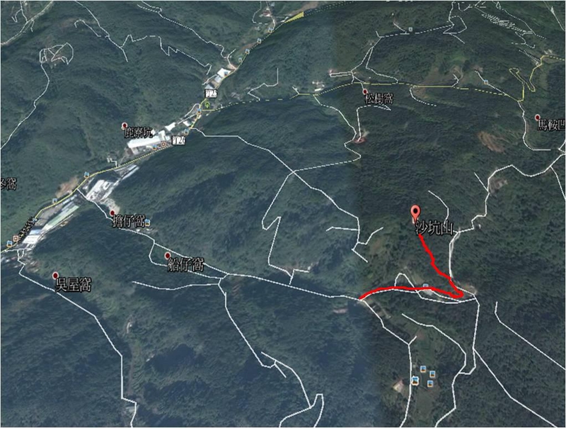 芎林  綠色小徑、沙坑山登山 (2015.01.16)