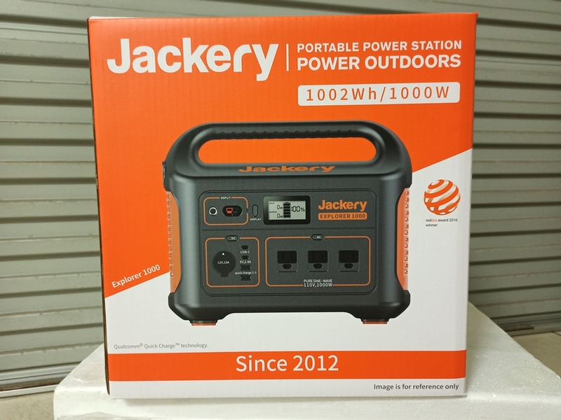 車泊戶外行動電源   『Jackery explorer 1000 』鋰電池開箱使用經驗 (2021.03.24)