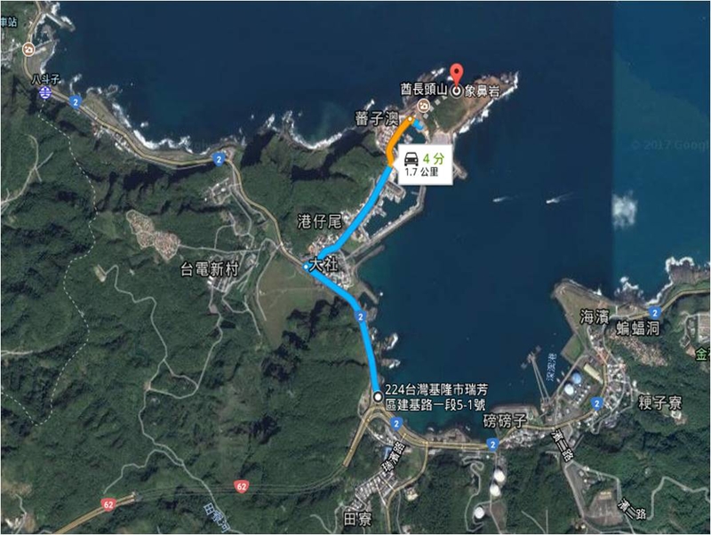 東北角海岸一日遊:深澳港象鼻岩+靈鷲山無生道場+台灣極東三貂角燈塔+伯朗咖啡城堡(2017.07.07)