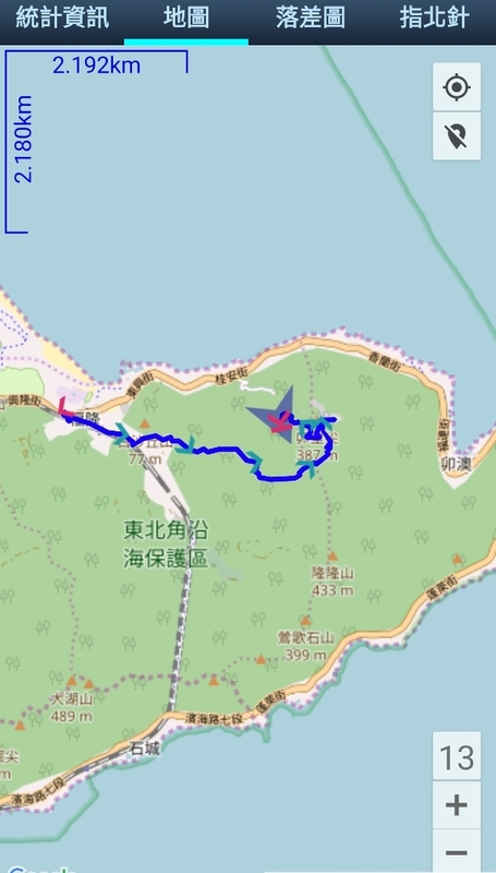 東北角    福卯古道(西段)+靈鷲山環山步道(2019.12.21)