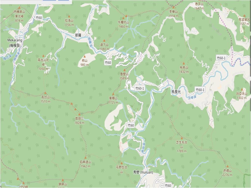 新竹尖石    屯野生台山、石麻達山隘勇道連走(2017.11.16)