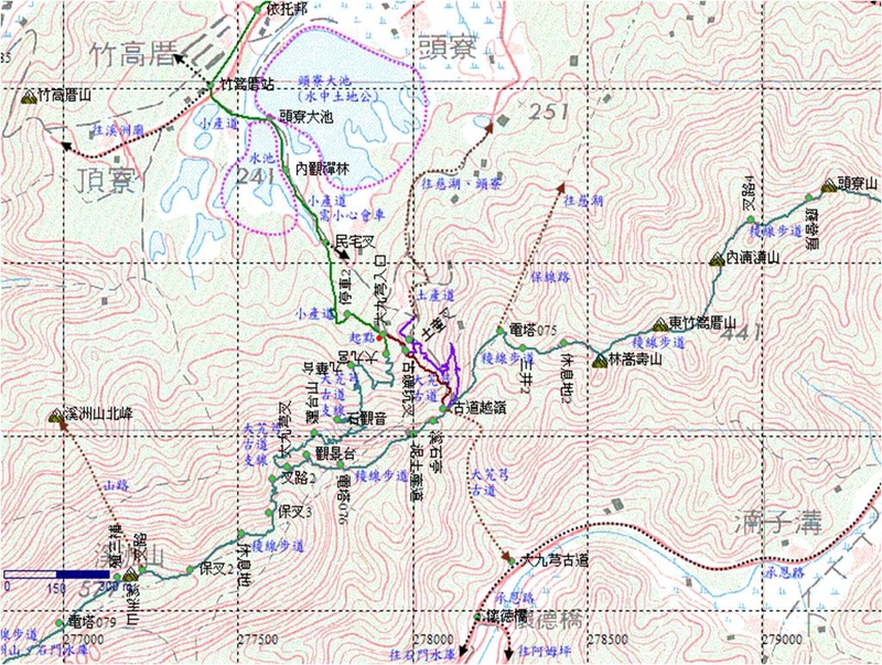 大溪 大艽芎古道健行+老街月眉古道 (2013.05.14)