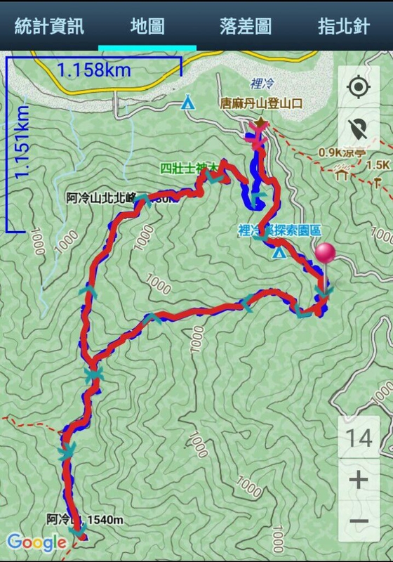 台中   捕獲谷關第八隻雄–阿冷山新舊路線O-Loop探勘 (2018.09.26)