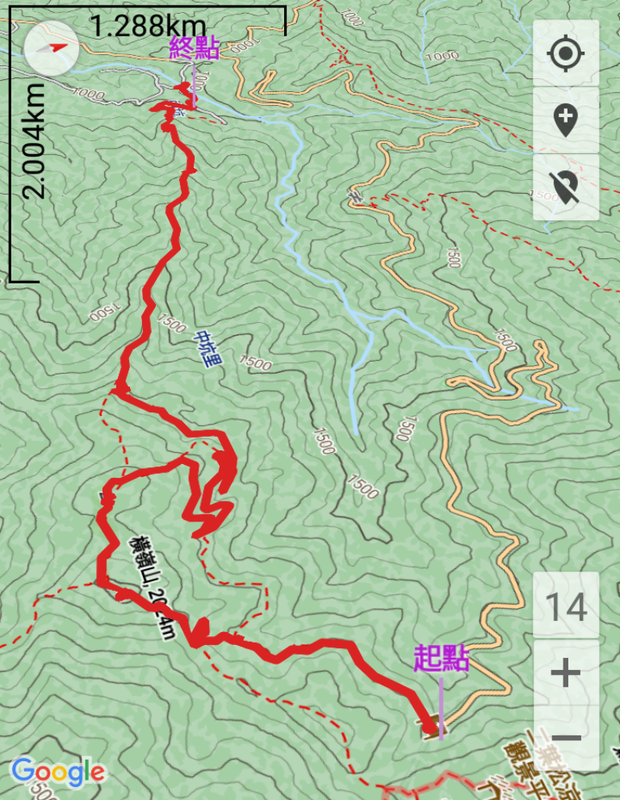 台中   橫嶺山自然步道+橫嶺山、沙連山 (2018.02.24)